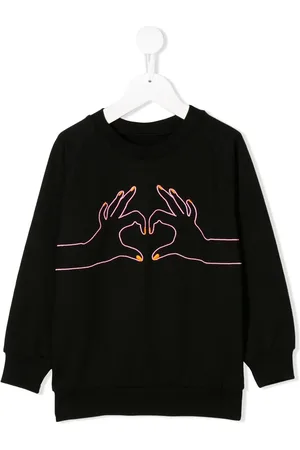 Wauw Capow by Bangbang Embroidered Love sweatshirt