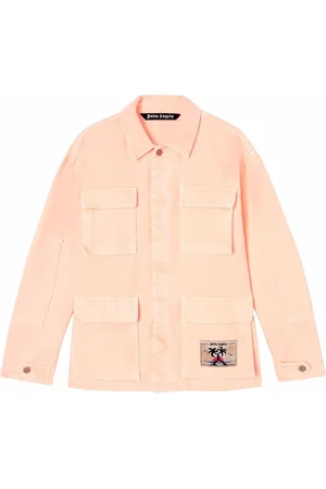 Palm Angels Oversized denim workwear jacket
