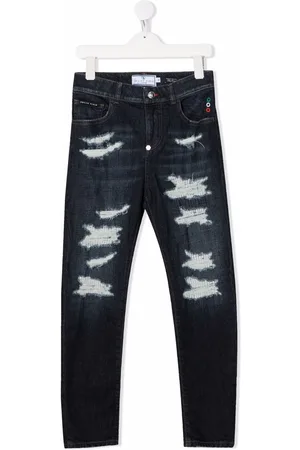 Philipp Plein Distressed slim-cut jeans
