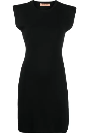YVES SALOMON Fine-ribbed sleeveless mini dress