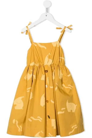 REJINA PYO Esme elephant-print organic cotton dress