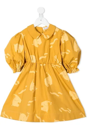 REJINA PYO Nora elephant-print organic cotton dress