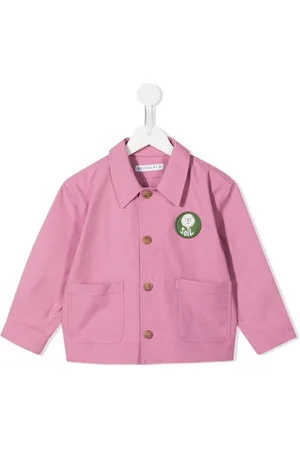 REJINA PYO Riley logo-patch denim jacket