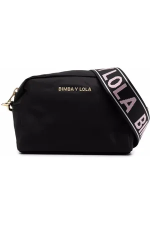 Bimba y Lola small chain-link crossbody bag, Black