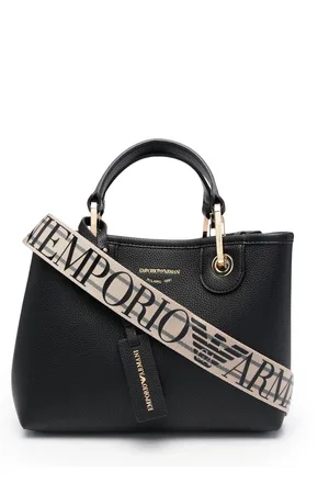 Emporio Armani Logo tag tote bag