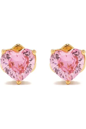 Kate Spade Crystal heart stud earrings