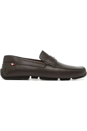 Bally Logo-plaque leather loafers