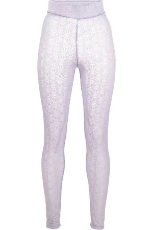 Philipp Plein Monogram-pattern leggings