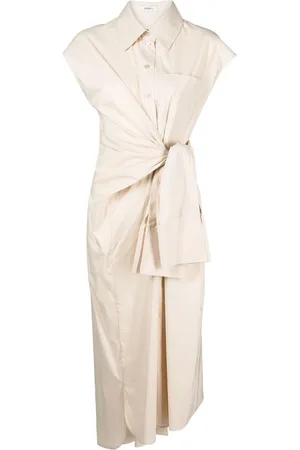 GOEN.J Tied-waist midi dress