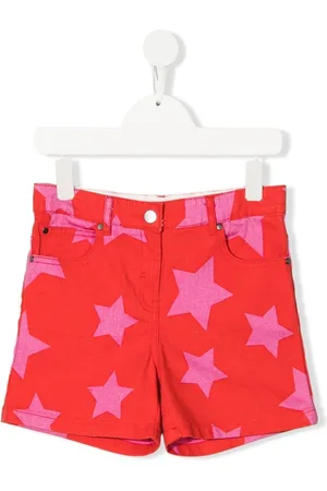 Stella McCartney Star-print denim shorts