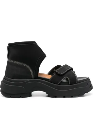 Maison Margiela Strap-detail suede sandals