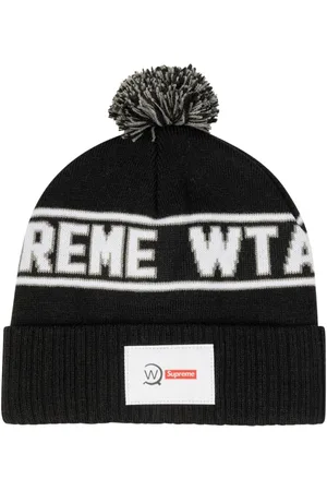 Supreme X WTAPS intarsia logo beanie