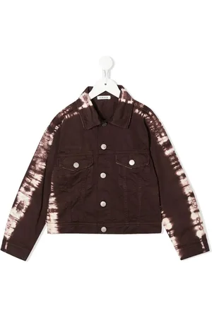 Alberta Ferretti Kids Tie-Dye Denim Jacket - Pink