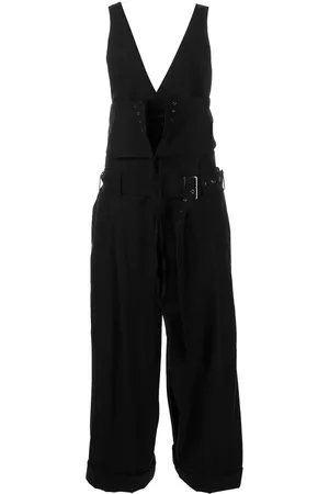 YOHJI YAMAMOTO Women Jumpsuits - Asymmetric-bucked jumpsuit
