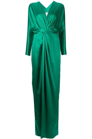 Michelle Mason Twist-detail silk gown