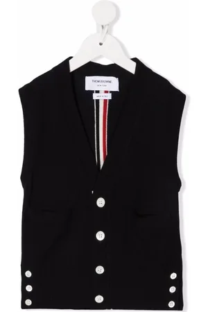Thom Browne Buttoned-up merino vest