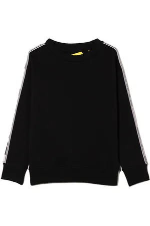 OFF-WHITE Logo-tape crew neck sweatshirt