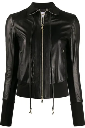 Patrizia Pepe Long sleeve leather jacket