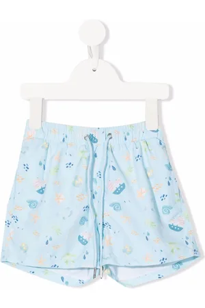 KNOT Parker motif-print swim shorts