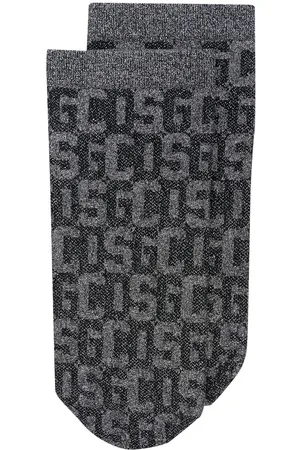 Wolford X GCDS monogram-pattern socks