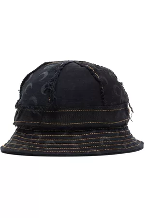 Marine Serre Women's Monogram Denim Bell Bucket Hat