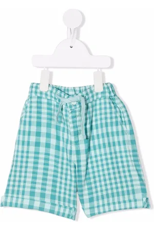 KNOT Check print shorts