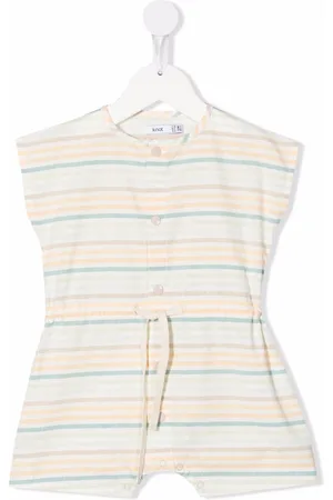 KNOT Striped drawstring jumpsuit