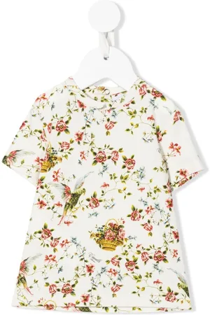 Roberto Cavalli Floral print short-sleeve T-shirt