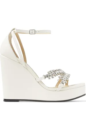 Jimmy Choo Bing 120mm wedge sandals