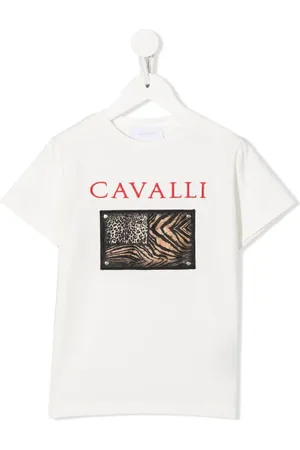 Roberto Cavalli Animalier-patch short-sleeved T-shirt