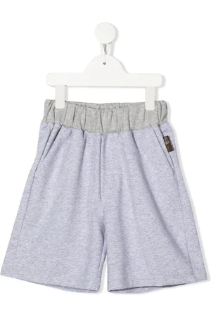 Roberto Cavalli Logo-patch track shorts