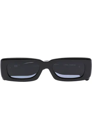 The Attico Mini Marfa rectangle-frame sunglasses
