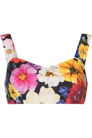 Dolce & Gabbana Floral-print cropped top