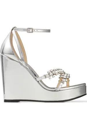 Jimmy Choo Bing 120mm wedge sandals