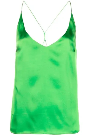 BLANCA Spaghetti-strap satin camisole