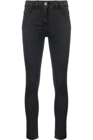 Patrizia Pepe Washed low-rise jeggins