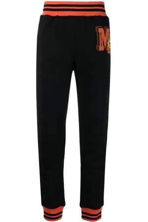 Moschino Logo patch track pants
