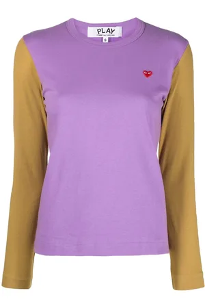 Comme des Garçons Two-tone knitted jumper