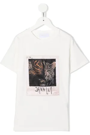 Roberto Cavalli Graphic-print short-sleeved T-shirt