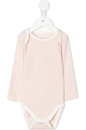 Mori Stripe-detail romper