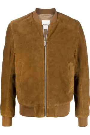 Jacket Hunt Men's Letterman Varsity Bomber Fashion Leather Jacket