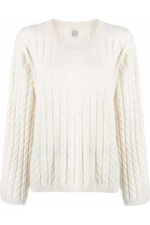 Totême Cable-knit cashmere jumper