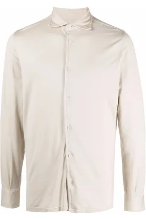 FEDELI Jersey button down shirt