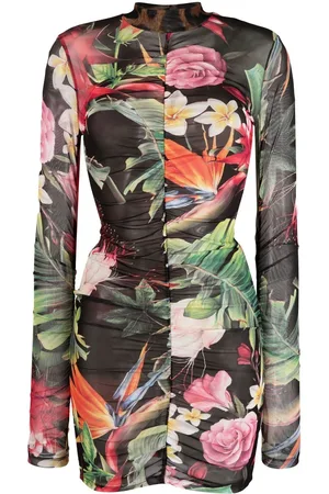 Philipp Plein Floral-print short dress