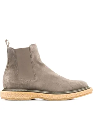 Officine creative Elasticated-panel suede boots