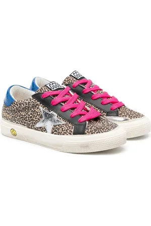 Golden Goose Super-Star animal-print sneakers