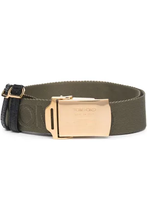 Tom Ford Debossed-logo buckle belt