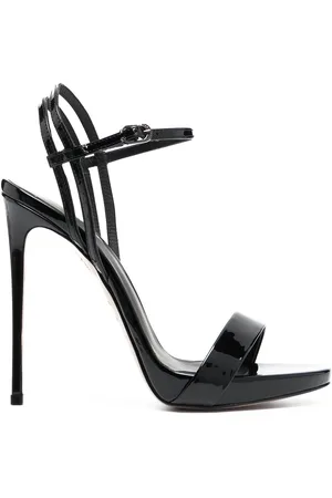LE SILLA Gwen patent-leather stiletto sandals