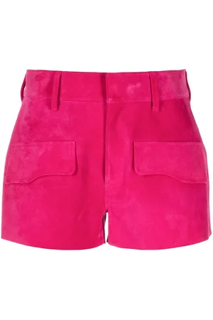 RTA Shane suede shorts
