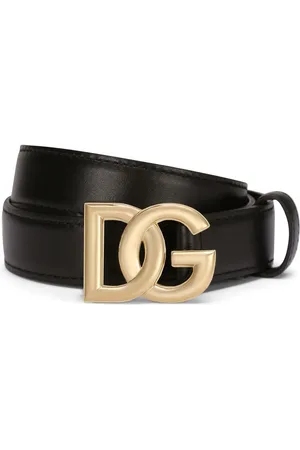 Dolce & Gabbana DG-logo leather belt